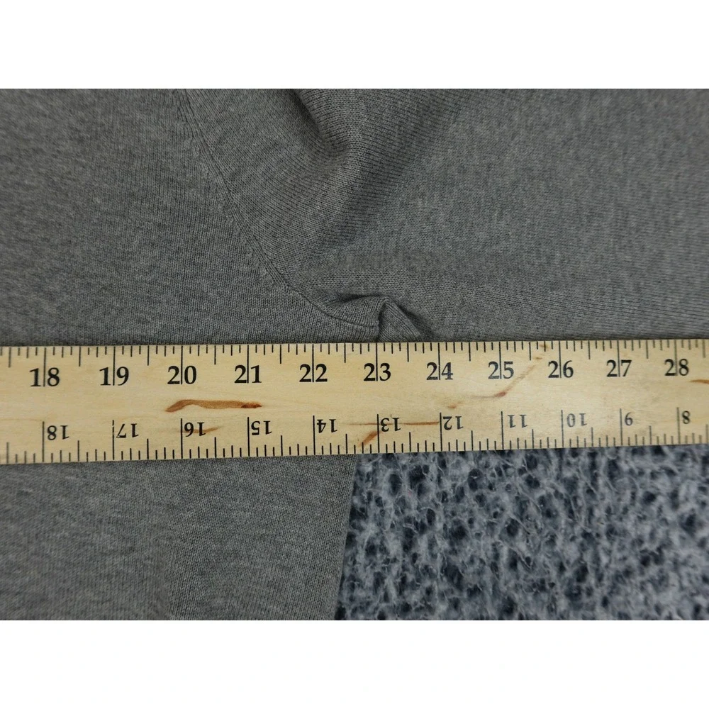 Polo Ralph Lauren V-Neck Sweater Mens Large Grey Pima Cotton Pony Logo